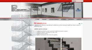 Web pro PKindustry, s.r.o